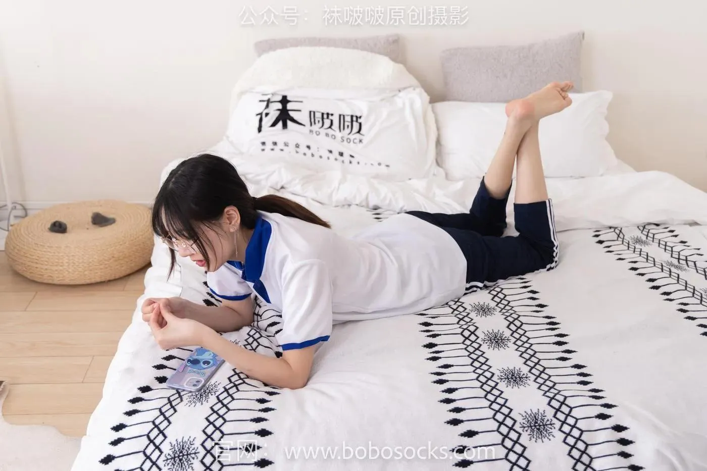 [BoBoSocks袜啵啵]NO.135 小甜豆-高跟鞋、黑丝（脚尖透明款）、裸足 [140P]插图5